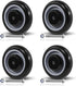 SY America 5" Shopping Cart Replacement Wheels Kit, Dual Precision BearingsPolyurethane Shopping