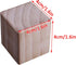 KDDEON Set 4 Legs,23 (4x4x4cm/1.6x1.6x1.6in) of Solid Wood Pine Block Furniture Risers Legs,Table Legs Bed Legs Sofa