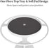 LSK Metal Sunglasses Organizer, Glasses Holder Stand with Storage Tray, Anti-Slip Pads for Tabletop, Desk, Dresser
