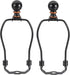 PATIKIL 5 Inch Lamp Harp Kit with Finial, 2 Set Detachable Lamp