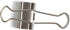 U Brands Small Binder Clips, Metallic Silver, 19mm, 72 Count for Office Organization Supplies