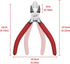 5 Pack, 5 Inch Set, Wire Cutters Wire Cutters HOUSERAN Side Cutters Flush Cut Pliers, Spring Loaded Cutting Pliers