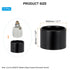 3pcs E26 E27 1-1/2 Inches 40mm 1.57" PATIKIL Light Socket Shade Ring, Medium Base Metal Sockets Lock Ceramic/Porcelain