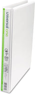 Universal UNV20742 11 in. x 8.5 in. 1 in. Capacity Slant D-Ring View Binder - White