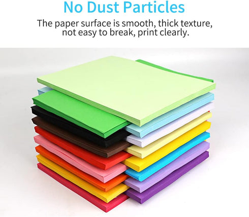 A4 100 70 210 297 mm 8.3 11.7 Inches (10 Color Copy Paper - Sheets - GSM - x or x - Multi Color Media for Printing