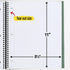 Five Star Advance Spiral Notebook - 1 Subject, College Ruled Paper, 8-1/2" x 11", 100 Sheets, Spiral Guard, Movable