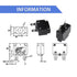5Pcs 4Amp AUTO Reset Thermal Circuit Breaker 125/250V AC 32V DC Overload Protector Switch Relay Fuse