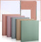 Ctosree 5 Sets 1 Inch Heavy Duty 3 Ring Binder with 2 Pockets, 5 Tab Dividers, 8.5 x 11 Inch Plastic Film and File