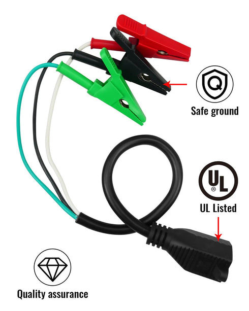HVAC Adaptor Cord for Yellow Jacket 69522 RT310 69411 RT250 ET300 ET310 Digital Circuit Breaker