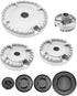 Btgghytr Oven Burners Flame Cover Burners And Flame Caps Stove Lid Replacement Set