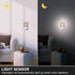 Chrobak LED Night Light,Star Sky Snowflake Glowing Angel LED Night Light Plug into Wall with Dusk to Dawn Light Sensor