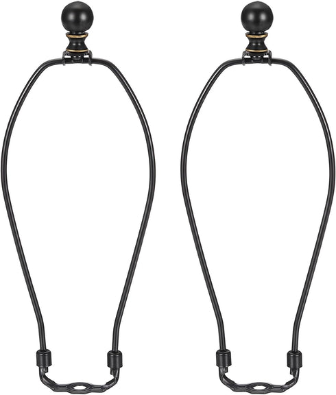 PATIKIL 2 Set 10.5" Lamp Shade Harp Holder, Heavy Duty Detachable Lampshade