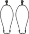 PATIKIL 2 Set 10.5" Lamp Shade Harp Holder, Heavy Duty Detachable Lampshade