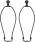 PATIKIL 2 Set 10.5" Lamp Shade Harp Holder, Heavy Duty Detachable Lampshade