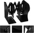 ARTIBETTER Expandable Black Bookend for Desk, Large Retractable Desktop Bookshelf Organizer, Book Holder for Office