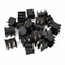 Fielect 20Pcs 300V 25A 10mm Pitch 2P PCB Screw Terminal Block Connector, Black