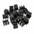 Fielect 20Pcs 300V 25A 10mm Pitch 2P PCB Screw Terminal Block Connector, Black