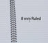Yansanido Spiral Notebook, 4 Pcs A5 Cherry Design Hardcover, 80 Sheets - 160 Pages for Study Notes