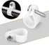 100 Pack 1/2 Inch P-Style Cable Clips, Rope Light Mounting Clips with Compatible Stainless Steel Pan Head Phillips