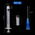 3ml 23Ga 1Inch Wrapped,Pack 100 disposable Syringes with Needle for Industrial and Laboratory, Individually