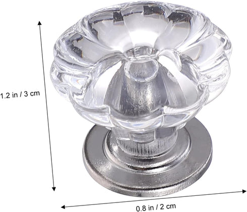 6pcs Angoily Mini Decorative Knobs for Cabinets Stylish Replacement Handles for Home Easy to Install for Bedside