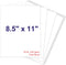White Cardstock 8.5 x 11, 230gsm Cover Cardstock Paper, 85 Lb Heavy Card Stock for Invitations, Crafts, 30 Sheets