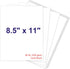 White Cardstock 8.5 x 11, 230gsm Cover Cardstock Paper, 85 Lb Heavy Card Stock for Invitations, Crafts, 30 Sheets