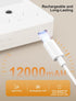 ,12000mAh IP54 Closet Rechargeable Ceiling Light with Remote No Wiring Motion Sensor Battery Operated Ceiling Light