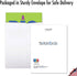 NobleWorks Big 3rd Work Anniversary Card, Jumbo 8.5 x 11 Notecard for 3 Year Employee w/Envelope for Men, Women