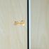 (45x25x24mm) Ciieeo Gold Bow Cabinet Handle and Drawer Pulls, Brass Bow Shaped Dresser Knobs for Wardrobe, Cupboard