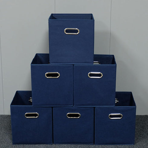 LOXGO 28.6x26.5x2.2cm File Organizer Box Storage Filing Folder Storage Filing for Desk with Lid with Hanging Folders