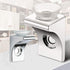Tiberham 12 Glass Shelf Bracket, Pcs Zinc Alloy Polished Chrome Right Angle Shelf Support Fixing Clip with Suction Cup
