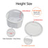 LeMotech Junction Box with Reserved Holes, ABS Plastic Electrical Box, IP55 Waterproof Dustproof Project Enclosure