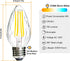 ROMANJOY F15 Dimmable LED Light Bulbs Led Porch Light Bulb 8W Equivalent 80W 2700K Warm White E26 Edison Vintage Bulb Flame Wrinkle Clear Glass Cover for Chandelier Lamp Ceiling Fan,4-Pack by R ROMANJOY