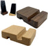 Ltvhuok 2 Pack Natural Bamboo Wood Phone Stand Cute Small Desktop Holder for