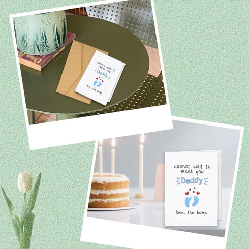 YangQian Birthday Christmas Gifts for New Dad To Be Card Gift for Husband Soon to Be Dad Gifts from Wife Pregnancy