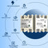 SSR (Solid State Relay) 2PCS Single Phase SSR-40DD 40A Input 3-32V DC to Output 12-220V DC