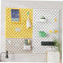 6Pcs Angoily Transparent Pegboard Bins with Slanted Opening Thickened Peg Board Accessories for Tool Storage