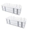 Plastic Test Tube Rack 2 Pack, 60 Holes Lab Holder for 17mm and Below Test Tubes, Detachable