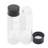 15ml Clear Glass Bottles Pack of 8 Small Liquid Sampling Vials with Write-on Spot and Graduations