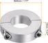 4pcs Double Split Shaft Collar for 22mm Shaft Set Screw Clamp-On Collars, 45mm OD, 12mm Width, for Stoppers, Position, Hold Timing Pulleys, Machine Tools, Industry, Anodization