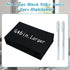 Black Sticky Notes, 4x6 Post It Notes with 2 Metallic Pens, Large Black Post It Notes for School Home Office Hospital Supplies, 6 Pads