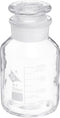 PATIKIL 250mL Reagent Media Bottle, 1Pcs Round Graduated Glass Storage Bottle with Clear Cap