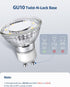 Non-Dimmable GU10 Bulbs, 2700K GU10 Bulb 4W Bulbs 100Flood 3 Pack Lepro LED Light Soft Warm Light Replacement
