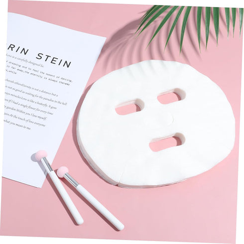 100pcs Healeved Pre-cut Facial Mask Sheets for Skin Care Disposable Fabric Masks Suitable for Home Spa and Beauty
