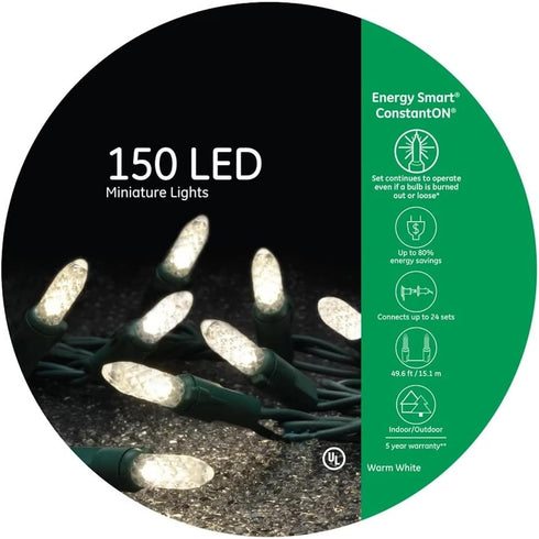 Generic 150 (49.6 LED Mini Lights - Warm White ft.) Economical (Smart) Energy