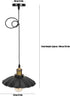 TOPINCN Industrial Metal Retro Pendant Practical Light Vintage UmbrellaShape Suitable Restaurants Halls Living