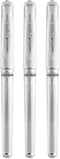 Uni-ball UM 153 Signo Broad Point Gel Pen - White, Pack of 3