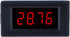 Mini Digital DC Voltmeter, 4 Digit Voltage Tester Meter with Red LED Display Panel, 79x43x24 mm for Various Battery