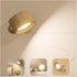 AKSDA Battery Operated Wall Light, LED Wall Sconce with 3 Color Modes,